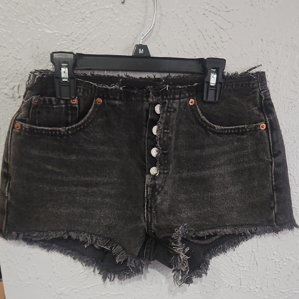 Levis 501 Black Shorts